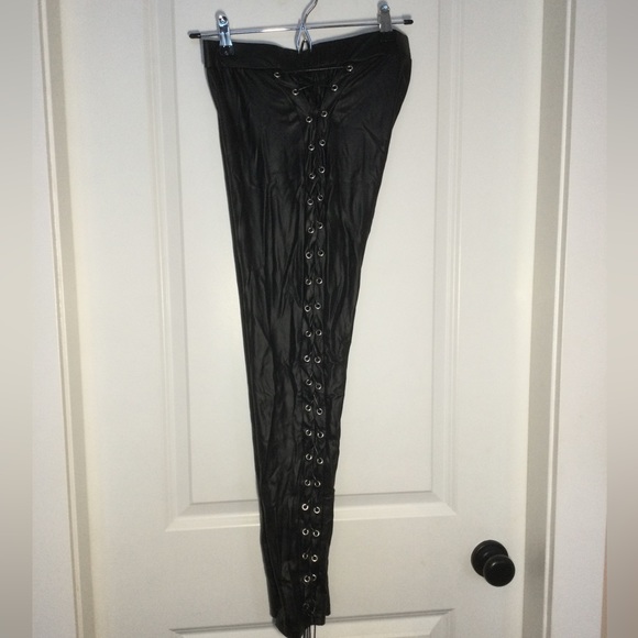 Leggings with side ties - Picture 4 of 4